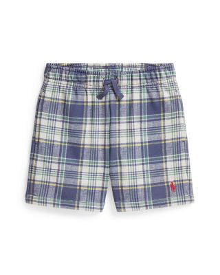 Boys' Plaid French Terry Hoodie & Shorts - Little Kid