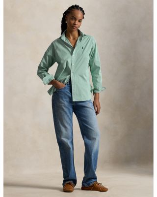 Relaxed Fit Striped Cotton Shirt