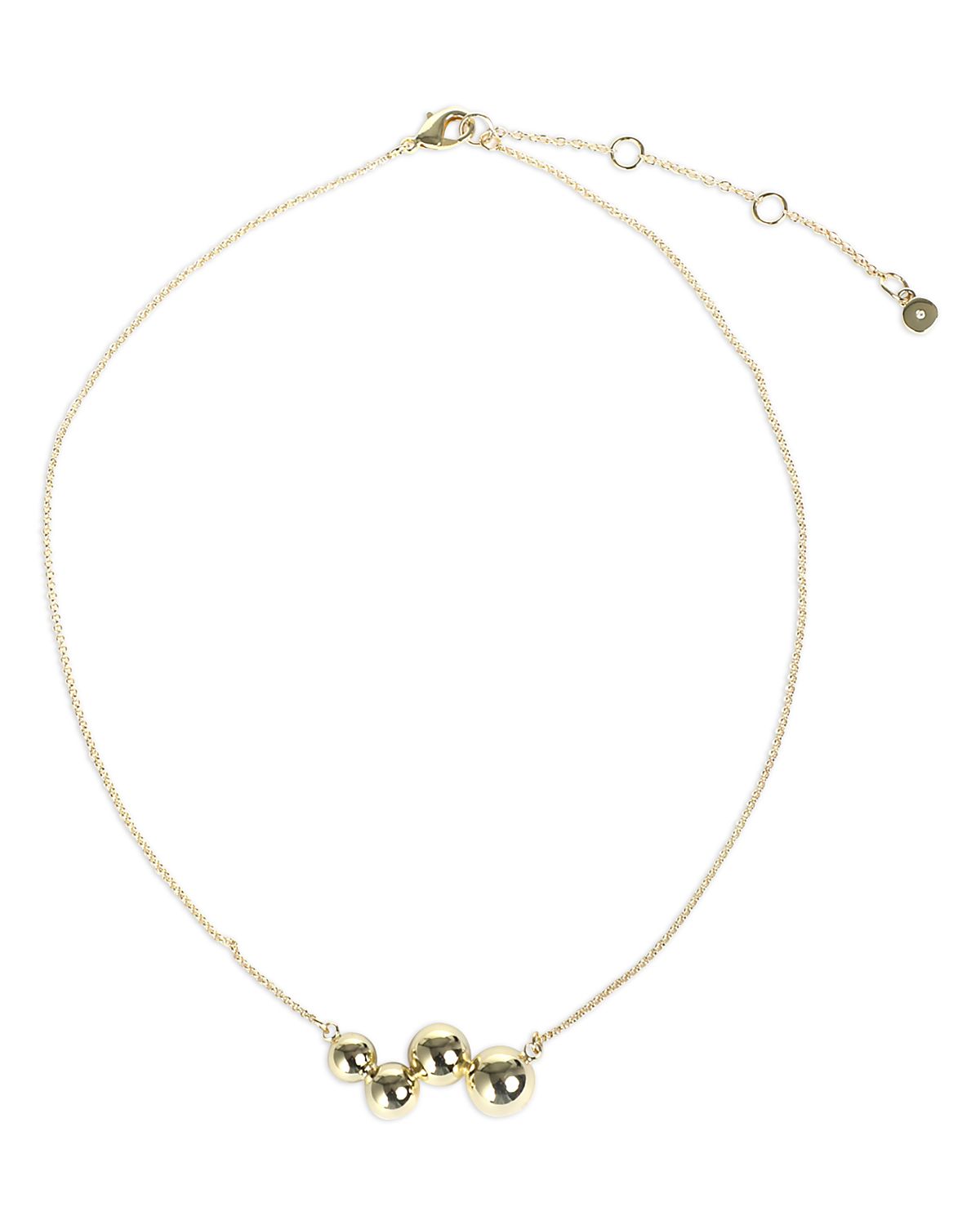 Aqua Irregular Bead Collar Necklace, 16 - Exclusive