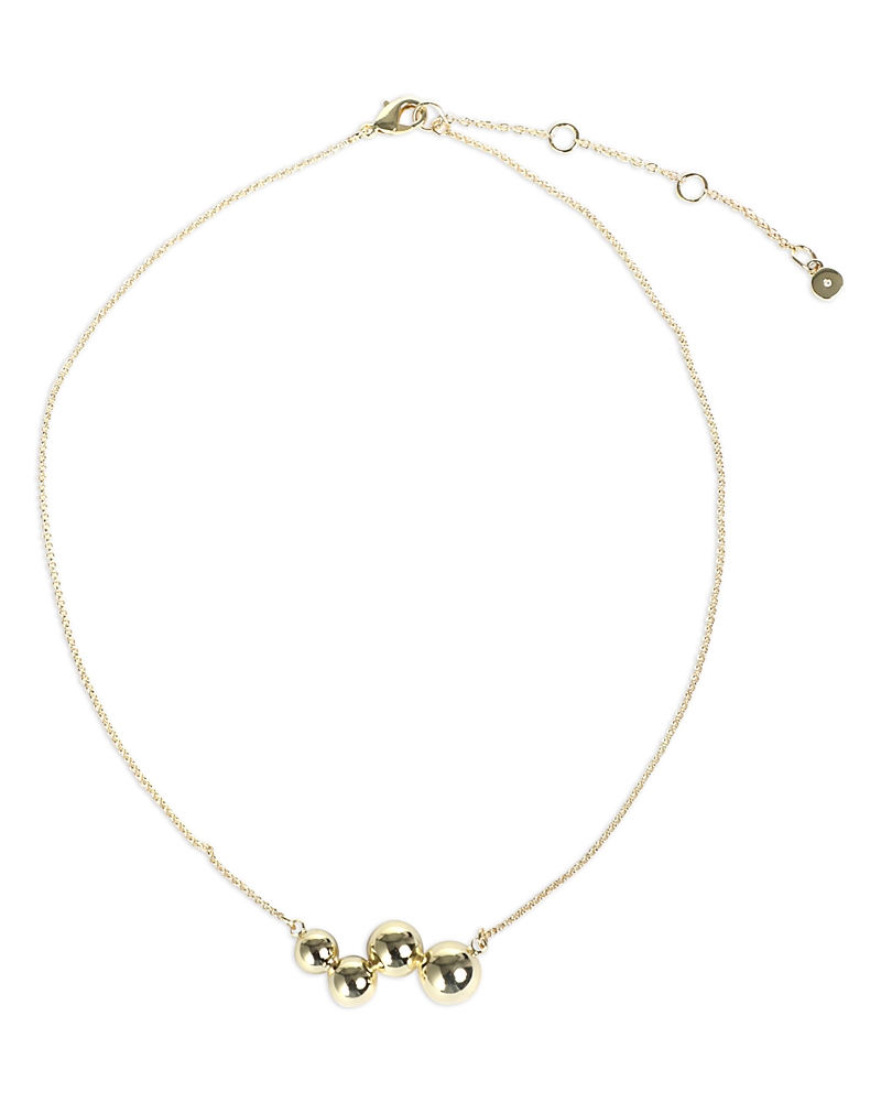 Aqua Irregular Bead Collar Necklace, 16 - Exclusive