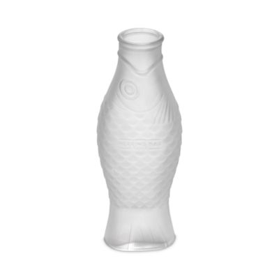 Frosted White Fish Carafe  