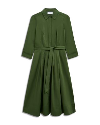 Brigitta Button Front Midi Dress