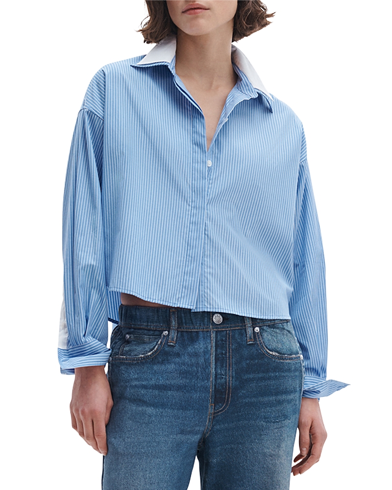 Rag & Bone Marin Stripe Layered Shirt