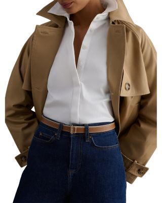 Women's Nala Skinny Grained Leather Belt