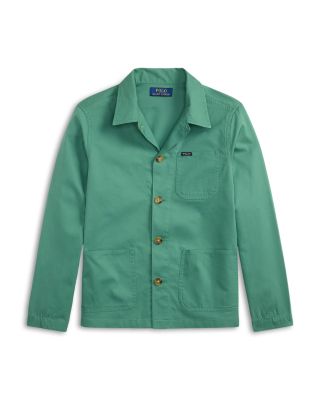 Boys' Cotton Chino Overshirt - Big Kid