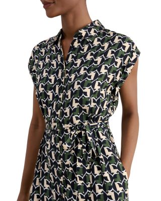 Kalinda Printed Shirt Dress