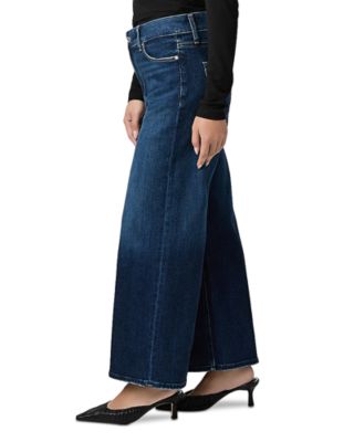 Petites Anessa High Rise Wide Jeans in Overdrive
