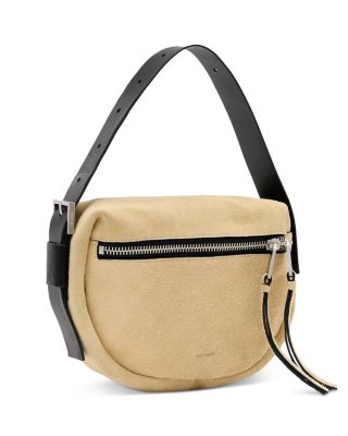 Noemie Suede Shoulder Bag