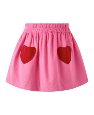 Girls' Heart Pocket Babycord Skirt - Little Kid, Big Kid