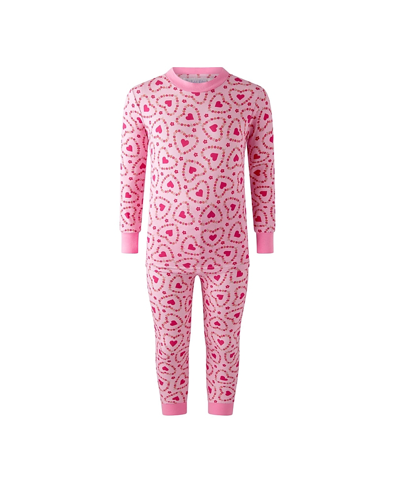 Rachel Riley Girls' Floral Heart Pajamas - Little Kid, Big Kid