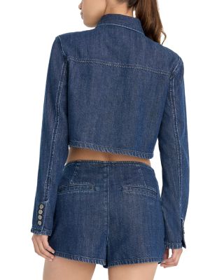 Denim Cropped Jacket