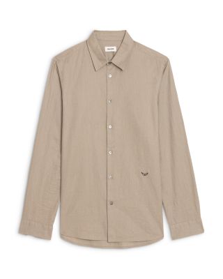 Classic Collar Linen Shirt