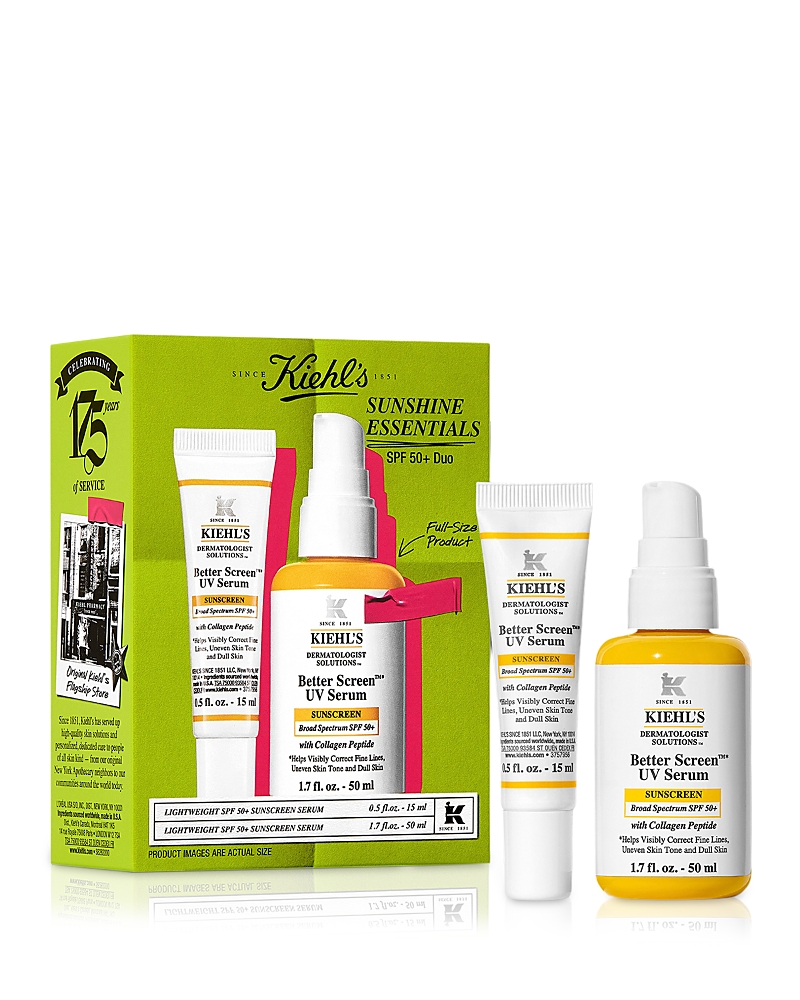 Kiehl's Since 1851 Sunshine Essentials Better Screen Sunscreen Spf 50+ Gift Set