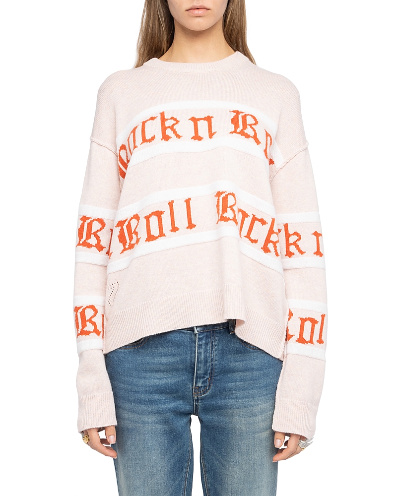 Zadig & Voltaire Markuz Wool-Blend Crewneck Sweater