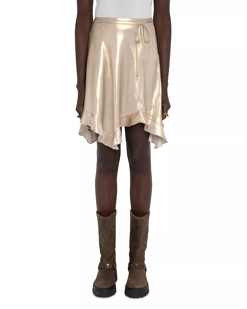 Zadig & Voltaire Jetos Satin Skirt