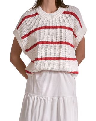 Mixed Media Sweater Midi Dress