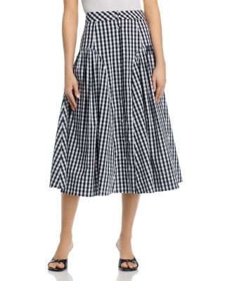 Robin Gingham Midi Skirt