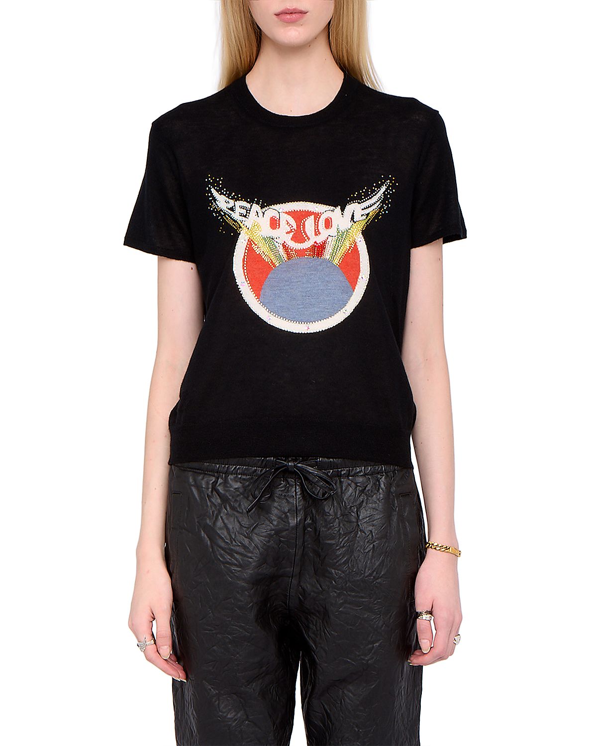 Zadig & Voltaire Idal Cashmere Intarsia Sweater