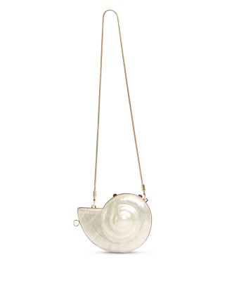 Marion Imitation Pearl Shell Clutch