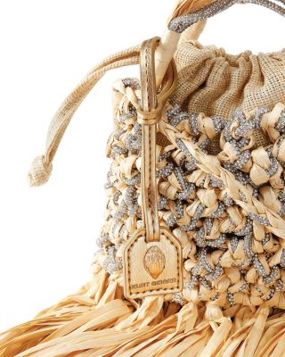 Kensington Mini Crystal Embellished Macrame Shoulder Bag