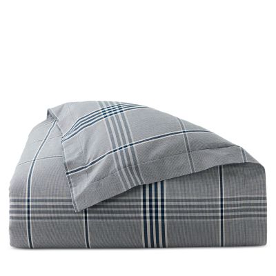 August Plaid Duvet Cover, Full/Queen