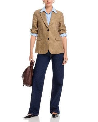 Frank Poplin Plaid Blazer