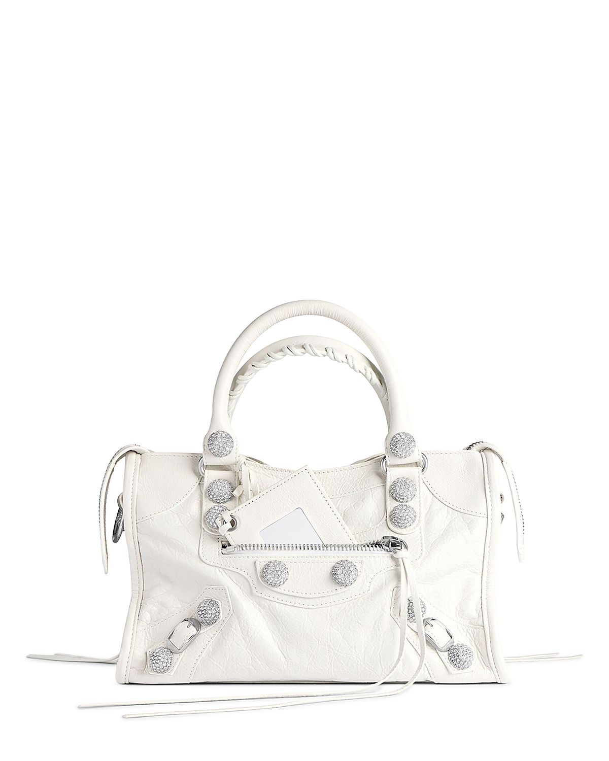 Balenciaga Le City Bag Small Giant Studs With Rhinestones