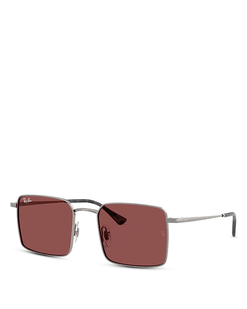 Ray-ban Square Sunglasses, 53mm