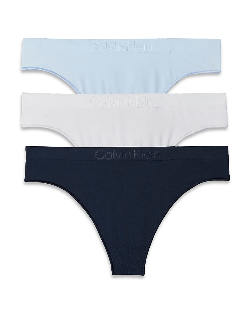 Calvin Klein Bonded Flex Seamless Thong, Pack of 3