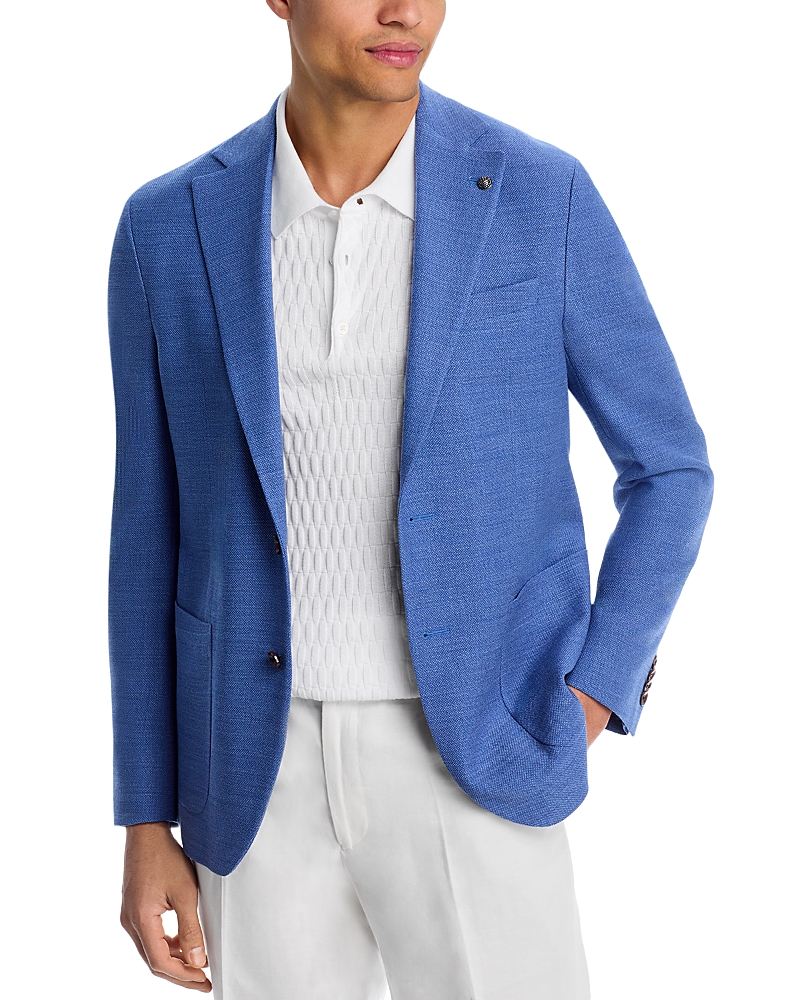 Jack Victor Hampton Regular Fit Textured Jersey Soft Jacket
