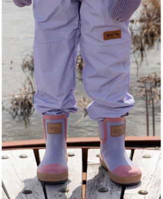 Girls' Short Rain Boots in Natural Rubber - Baby, Toddler, Little Kid, Big Kid