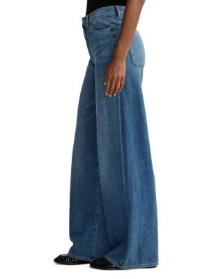 Hepburn High Rise Wide Leg Jeans in Meadow Lake