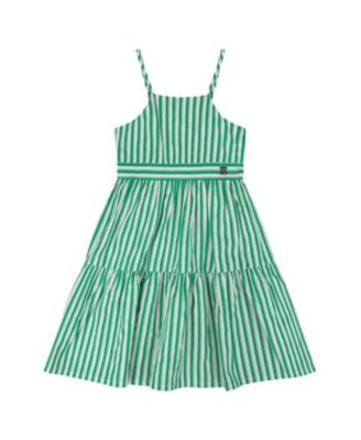  Girls' Cotton Stripes Sleeveless Sundress - Little Kid