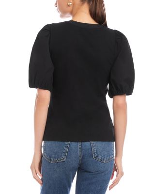 Terryn Contrast Short Sleeve Top
