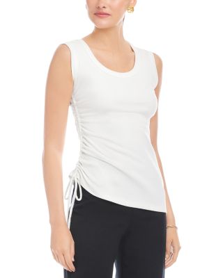 Tia Side Shirred Tank