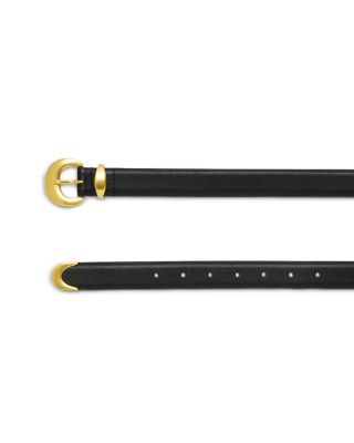 Women's Lucie Domed Buckle Leather Belt