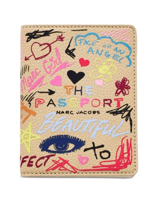 MARC JACOBS The Punk Scribble Passport Case | Bloomingdale's Handbags