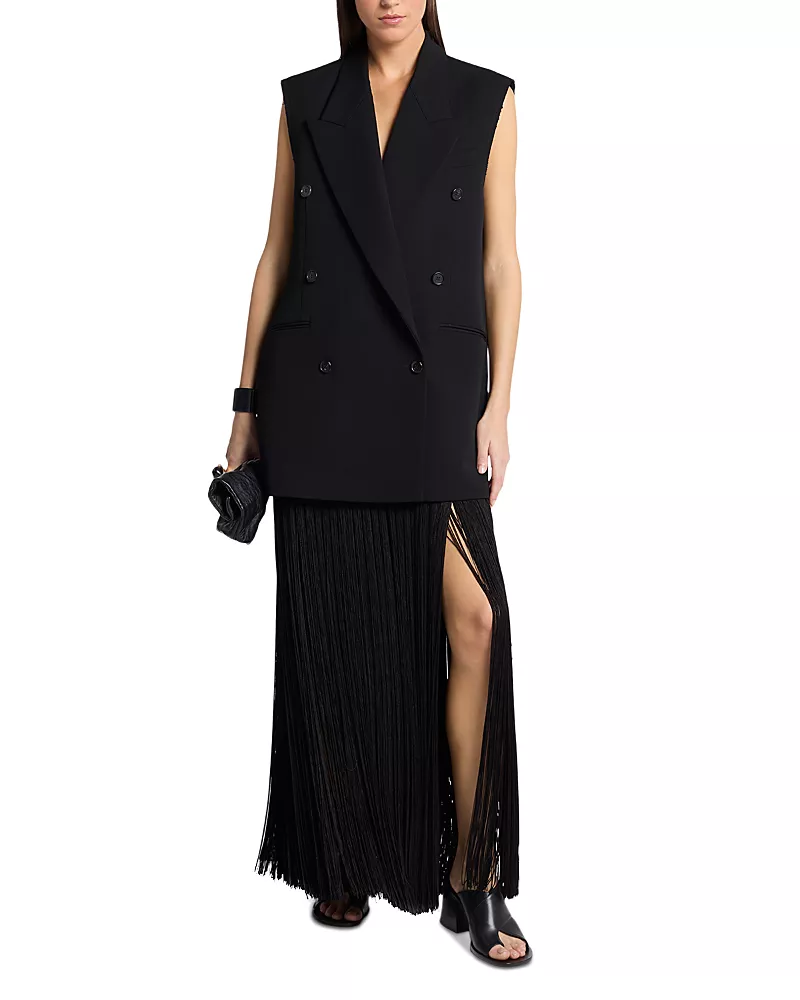 Michael Kors Collection Wool Sleeveless Blazer
