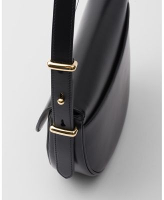 Arque Leather Shoulder Bag with Flap