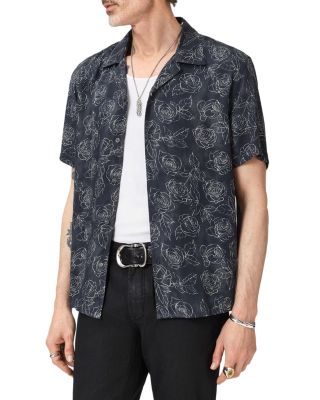 Floral Camp Collar Shirt