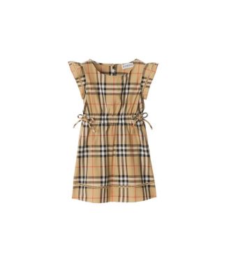 Girls' Check Cotton Dress - Baby, Little Kid