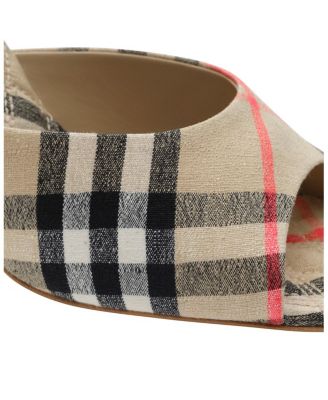  Women's Check Mews High Sandals