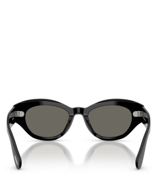 Lerrue Oval Sunglasses, 50mm