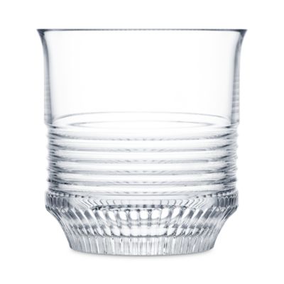 Saint Louis Cadence Medium Cylindrical Tumbler In Transparent