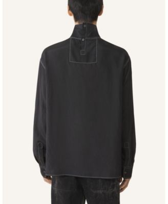 SILK HIGH NECK TOP