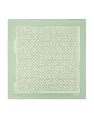 Signature C Square Silk Scarf