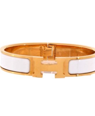 Narrow Clic H Bracelet Enamel