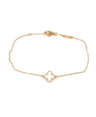  Sweet Alhambra Bracelet 18K Gold and Mother of Pearl