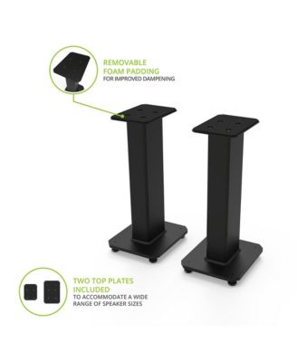  SX22 22" Tall Fillable Speaker Stands with Isolation Feet - Pair