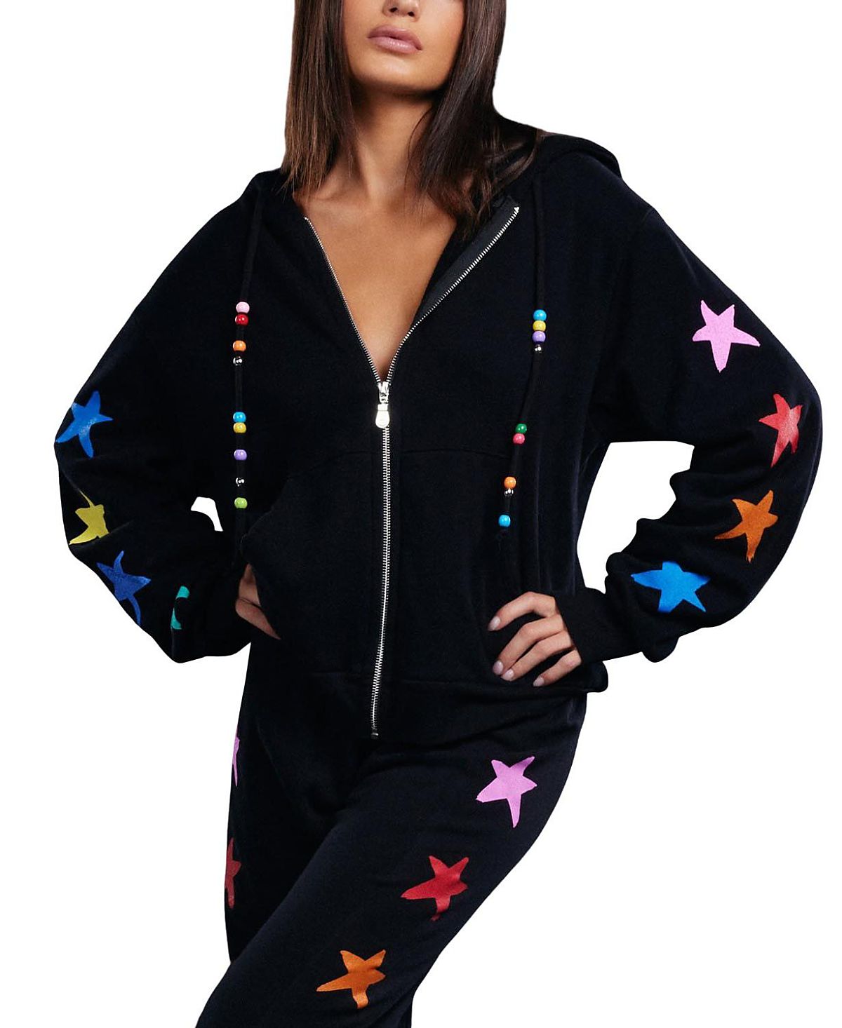 Lauren Moshi Hezly Brushed Stars Sweater